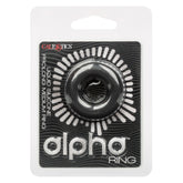 Alpha Liquid Silicone Prolong Medium Ring Black Stretchy Erection Enhancer COCK RINGS